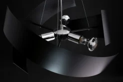 Cheap Czarna lampa wisząca z wyszukanym kloszem 585/2 | Kaja Oświetlenie Żyrandole Nowoczesne
