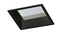 Sklep Kaja Czarna lampa wpustowa kwadratowa LED 3000K AZ4227 AIDA | Kaja