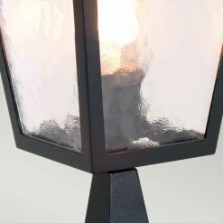 Sklep Kaja Czarna lampa zewnętrzna, cokołowa BL7-BLACK z serii YORK
