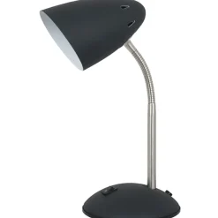 Sklep Kaja Czarna lampka biurkowa MT-HN2013-B+S.NICK COSMIC | Kaja Oświetlenie