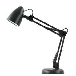 Sklep Kaja Czarna lampka biurkowa w stylu kreślarskim TB-29928-BK z serii NOTA