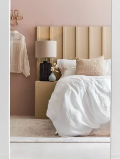 Sklep Kaja Czarna lampka nocna z materiałowym abażurem 108247 | Kaja Oświetlenie