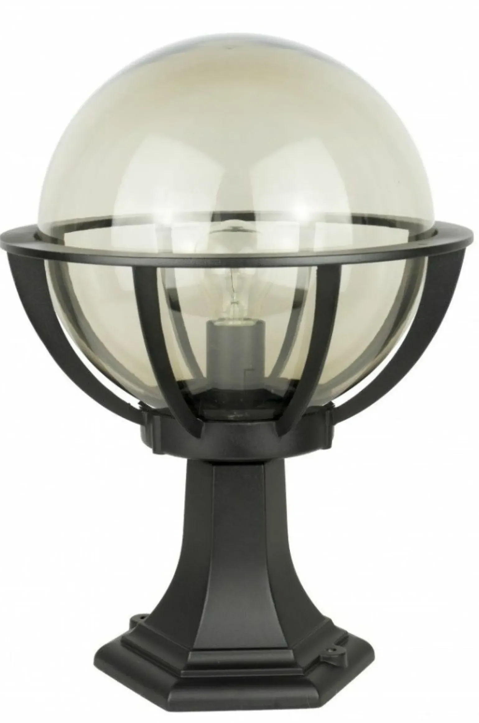 Sklep Kaja Czarna lampka ogrodowa z koszykiem i kloszem K 4011/1/KPO 250 | Kaja Oś
