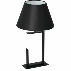 Sklep Kaja Czarna lampka stołowa na jedną żarówkę LX 3409 z serii TABLE LAMPS