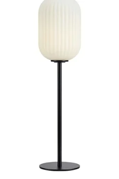 Sklep Kaja Czarna lampka stołowa z kloszem mały gwint 108252 | Kaja Oświetlenie