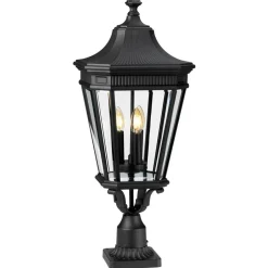 Sklep Kaja Czarna latarnia cokołowa FE-COTSLN3-L-BK z serii COTSWOLD LANE