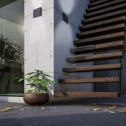 Sklep Kaja Czarna, ledowa lampa ścienna na elewację LP-1556/1W BK z serii SAP