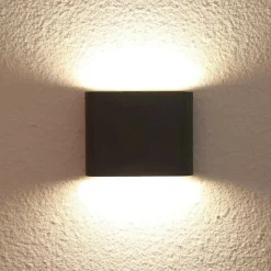 Sklep Kaja Czarna, ledowa lampa ścienna na elewację LP-1556/1W BK z serii SAP