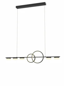 New Czarna, ledowa lampa do oświetlenia stołu WF 7030-702 MESSINA | Kaja Żyrandole Nowoczesne