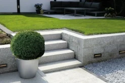 Sklep Kaja Czarna, ledowa, zewnętrzna oprawa podtynkowa 8165 | Kaja Oświetlenie