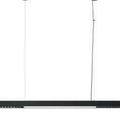 Outlet Czarna listwa LED nad stół 120cm LP-1301/1P L BK SMART CALI L | Kaja Żyrandole Nowoczesne