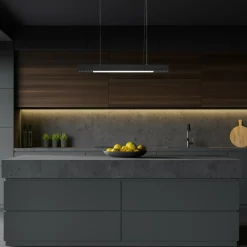 Sale Czarna listwa LED nad stół 80cm LP-1301/1P M BK SMART CALI | Kaja Żyrandole Nowoczesne