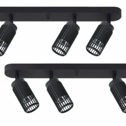 Store Czarna listwa sufitowa z ruchomymi spotami ML0297 VERTICAL | Kaja Żyrandole Nowoczesne