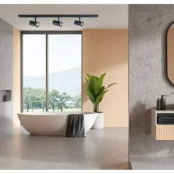 Sklep Kaja Czarna listwa z reflektorami 1m 920121-3-BL-SET MARVI TR FREDRIK