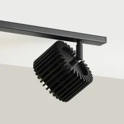 Best Sale Czarna listwa z ruchomymi spotami z drewna 1127PL_L1 z serii TULL | Kaja Oświetl Żyrandole Nowoczesne