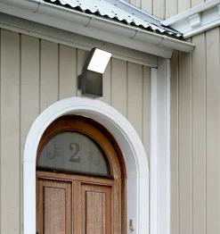 Sklep Kaja Czarna, nowoczesna lampa elewacyjna LED K-8146 VIDAR | Kaja