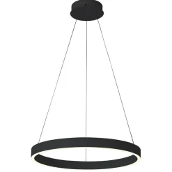 Cheap Czarna obręcz LED ⌀80 PND-56215-080RPC-BK-3KS4K-TRDIMM BRASCO DOWN | Kaja Żyrandole Nowoczesne