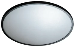 Sklep Kaja Czarna okrągła lampa sufitowa LED szeroka AZ4256 MALTA | Kaja