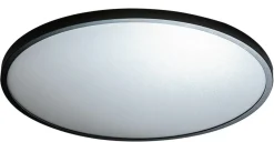 Sklep Kaja Czarna okrągła lampa sufitowa LED szeroka AZ4256 MALTA | Kaja