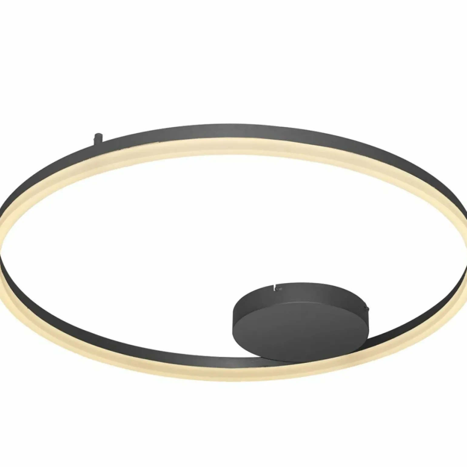 Cheap Czarna okrągła lampa sufitowa LED pierścień AZ4703 HALO | Kaja Żyrandole Nowoczesne