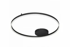 Cheap Czarna okrągła lampa sufitowa LED pierścień AZ4703 HALO | Kaja Żyrandole Nowoczesne
