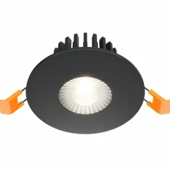 Sklep Kaja Czarna, okrągła, ledowa oprawa wpustowa 4000K DL038-2-L7B4K