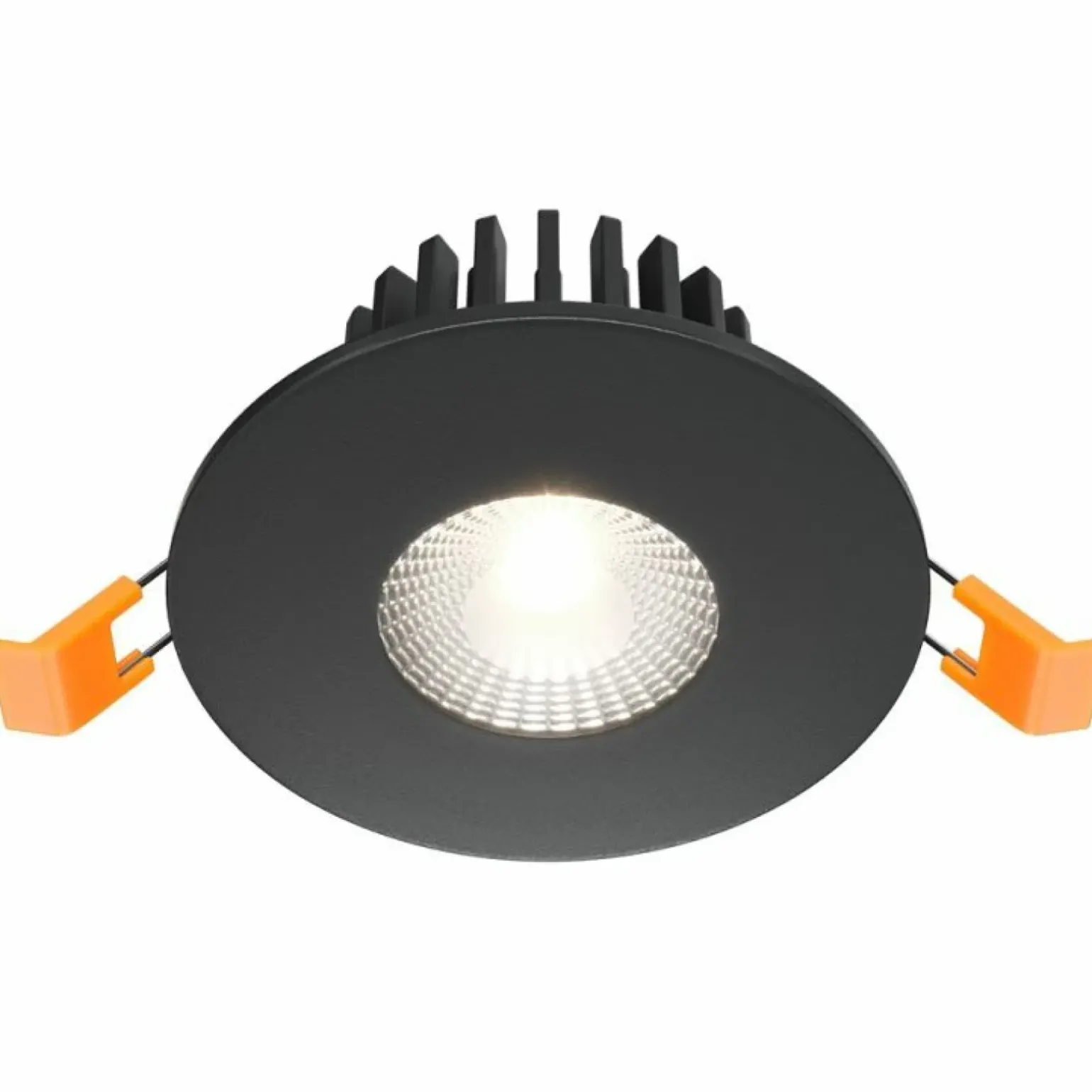 Sklep Kaja Czarna, okrągła, ledowa oprawa wpustowa 4000K DL038-2-L7B4K