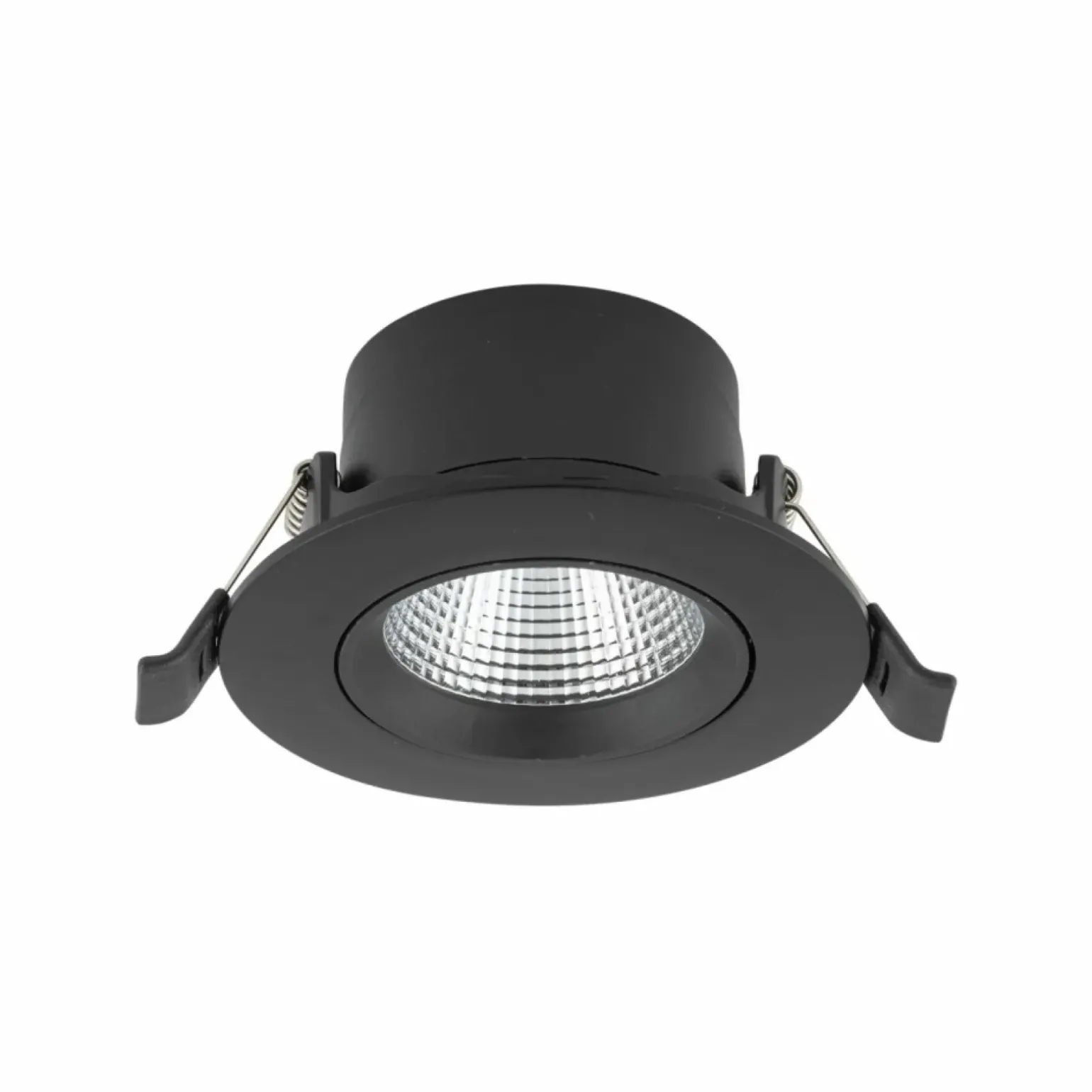 Sklep Kaja Czarna, okrągła oprawa LED 10W 4000K ⌀11cm 10554 EGINA LED | Kaja