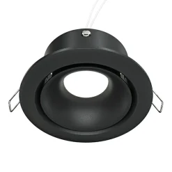 Sklep Kaja Czarna, okrągłe oczko wpustowe na gwint GU10 DL030-2-01B z serii YIN