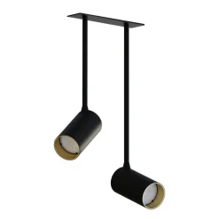 Sklep Kaja Czarna oprawa podtynkowa, czarno-złota 7682 | Kaja Oświetlenie