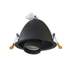 Sklep Kaja Czarna oprawa podtynkowa z wymienną żarówką 8826 | Kaja Oświetlenie