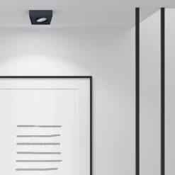 Sklep Kaja Czarna oprawa podtynkowa, regulowana ML0046 z serii NUSA SQUARE | Kaja Oświetlen