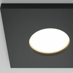 Sklep Kaja Czarna oprawa wpustowa, punktowe światło DL083-01-GU10-SQ-B