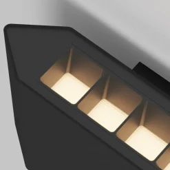 Sklep Kaja Czarna oprawa zewnętrzna, kinkiet LED O412WL-L8GF3K z serii PULL