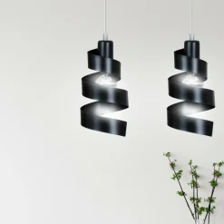 Cheap Czarna, ozdobna lampa wisząca do sypialni 352/2 SAGA | Kaja Żyrandole Nowoczesne