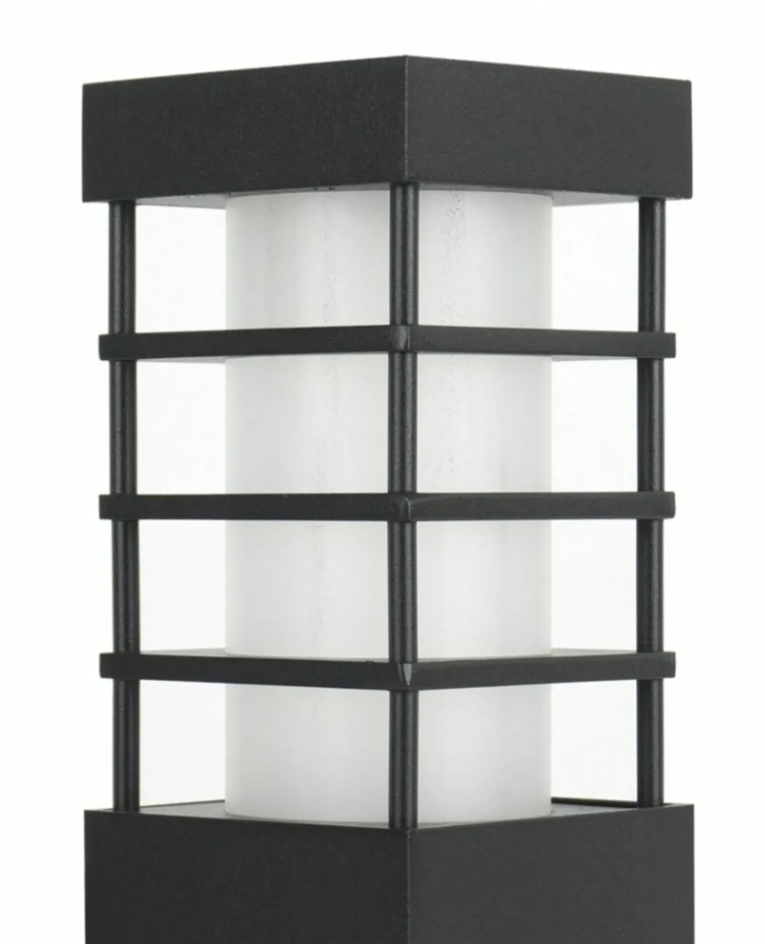 Sklep Kaja Czarna, pojedyncza lampa ogrodowa, na E27 RADO II 1 BL z serii RADO II | Kaja Oś