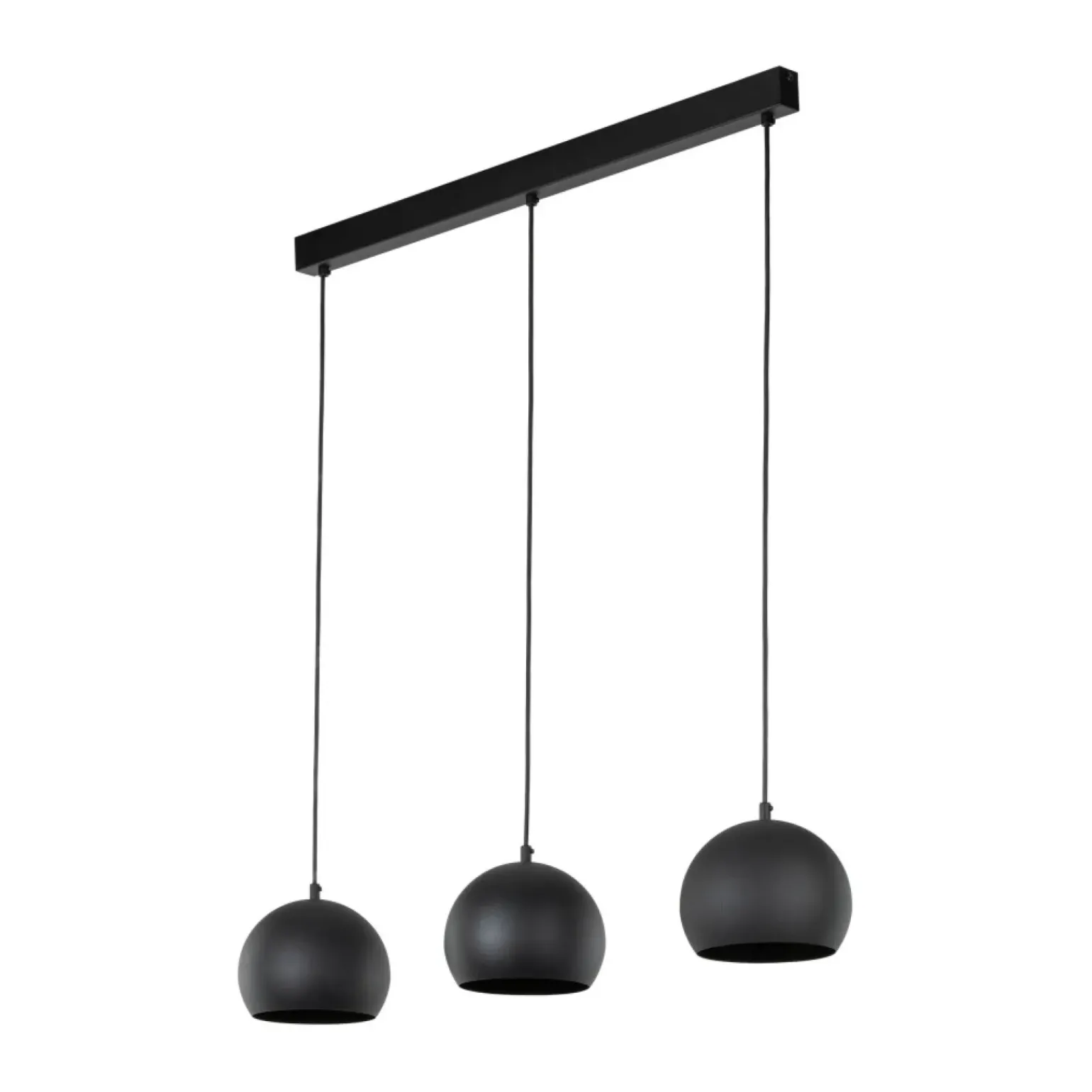 Cheap Czarna, potrójna lampa nad wyspę TK 10169 ZOE BLACK | Kaja Oświetlenie Żyrandole Nowoczesne