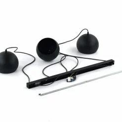 Cheap Czarna, potrójna lampa nad wyspę TK 10169 ZOE BLACK | Kaja Oświetlenie Żyrandole Nowoczesne