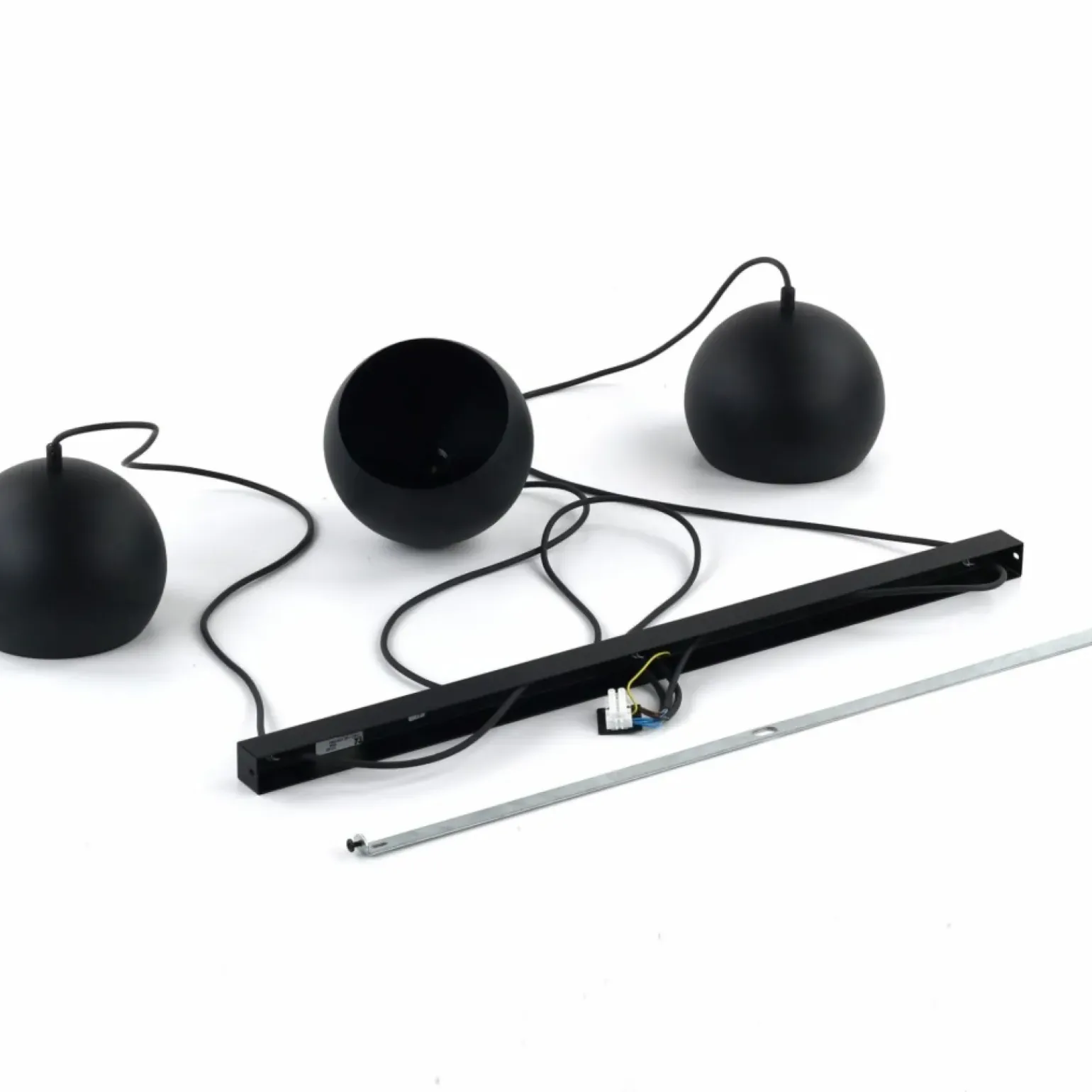 Cheap Czarna, potrójna lampa nad wyspę TK 10169 ZOE BLACK | Kaja Oświetlenie Żyrandole Nowoczesne