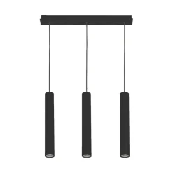 Cheap Czarna, potrójna lampa wisząca, nowoczesna 7862 | Kaja Oświetlenie Żyrandole Nowoczesne