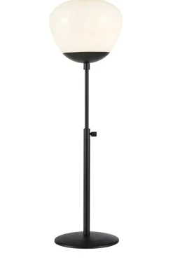 Sklep Kaja Czarna, prosta lampka nocna z mlecznym kloszem 108545 z serii RISE