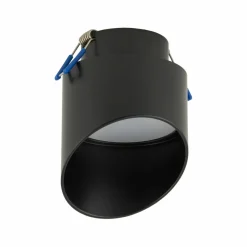 Sklep Kaja Czarna skośna tuba mocowana podtynkowo GX53 10487 HVAR | Kaja