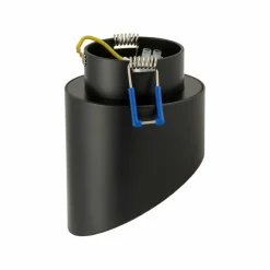 Sklep Kaja Czarna skośna tuba mocowana podtynkowo GX53 10487 HVAR | Kaja