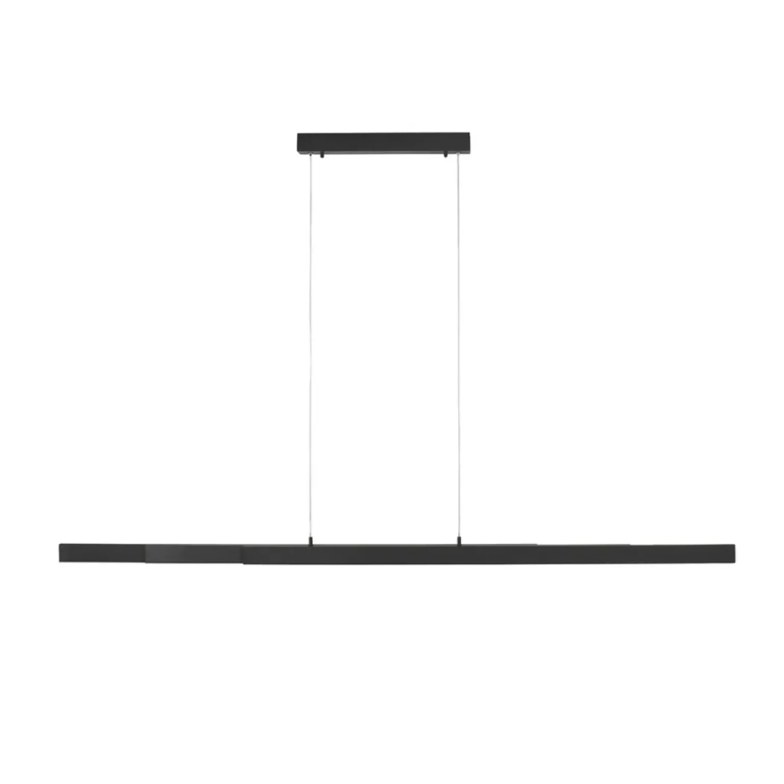 Store Czarna, wisząca listwa sufitowa idealna nad stół 11660-13 z serii LUZI Żyrandole Nowoczesne