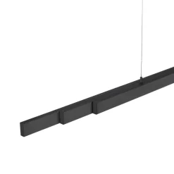 Store Czarna, wisząca listwa sufitowa idealna nad stół 11660-13 z serii LUZI Żyrandole Nowoczesne