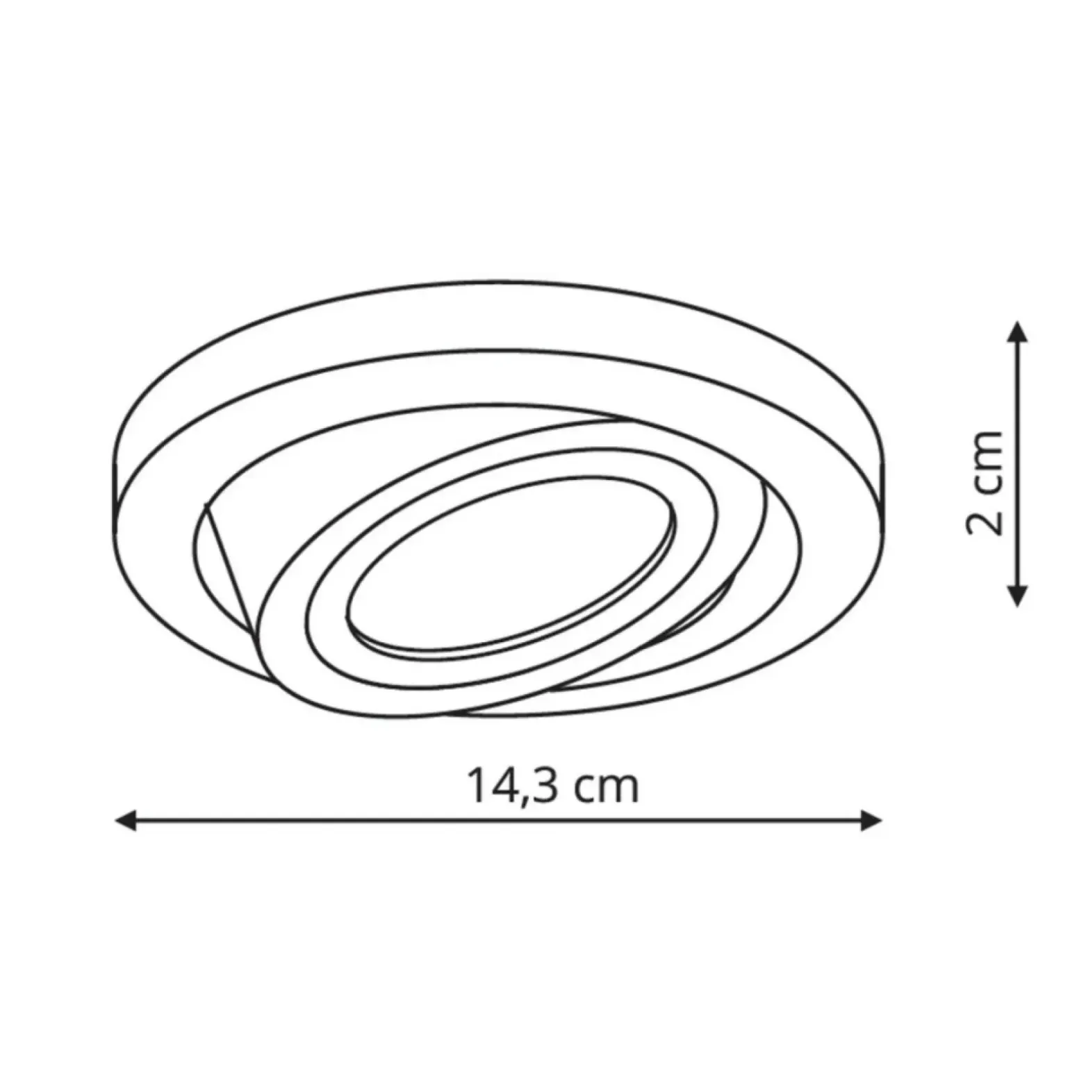 Sklep Kaja Czarne oczko podtynkowe LP-4424/1RS BK MOVABLE NERO | Kaja Oświetlenie