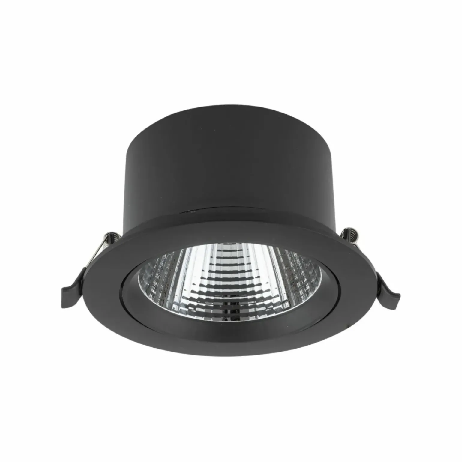Sklep Kaja Czarne oczko wpustowe LED 15W 3000K ⌀14cm 10557 EGINA LED | Kaja