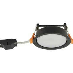 Sklep Kaja Czarne, okrągłe oczko podtynkowe GX53 ⌀9,5cm 10841 UNO | Kaja