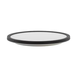 Sklep Kaja Czarno-biały plafon z LED-em, ochrona IP54 TK 6901 z serii AQUA