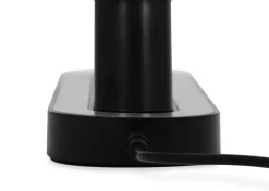 Dzieci Sklep Kaja Czarno-srebrna, ledowa lampka biurkowa K-MT-206 CZARNY z serii NIKO